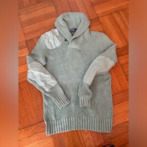 Polo linen and cotton men’s pullover sweater